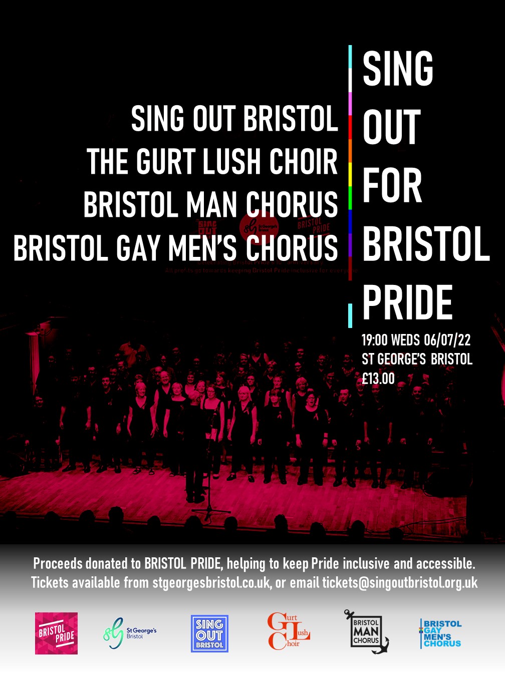 Sing Out For Bristol Pride 2022 Sing Out For Bristol Pride 2022